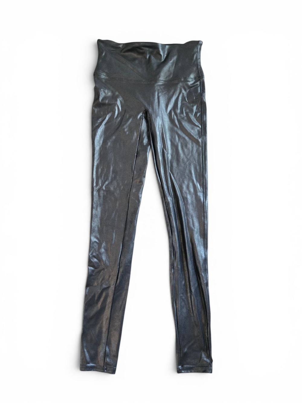 SPANX Women's Black Faux Leather Leggings